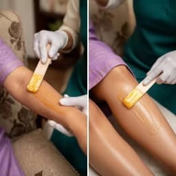 Half Hand & Half Leg Waxing